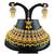 Yellow designer function wear ad necklace set