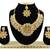 Yellow designer function wear ad necklace set