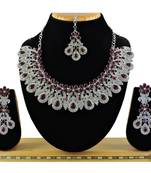 Multicolor designer function wear ad necklace set