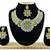 Yellow designer function wear ad necklace set