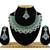 Green designer function wear ad necklace set