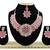 Red designer function wear ad necklace set