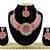 Red designer function wear ad necklace set