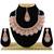 Orange designer function wear ad necklace set