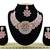 Pink designer function wear ad necklace set