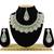 Blue designer function wear ad necklace set