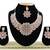 Orange designer function wear ad necklace set