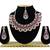 Green designer function wear ad necklace set