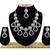 Purple designer function wear ad necklace set