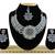 Blue designer function wear ad necklace set