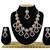 Purple designer function wear ad necklace set