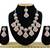 Pink designer function wear ad necklace set