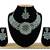 Green designer function wear ad necklace set