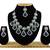 Blue designer function wear ad necklace set