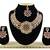 Maroon designer function wear ad necklace set