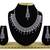 Purple designer function wear ad necklace set