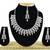 Pink designer function wear ad necklace set