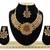 Black designer function wear ad necklace set