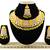 Yellow designer function wear ad necklace set