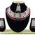 Red designer function wear ad necklace set