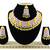 Yellow designer function wear ad necklace set