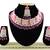 Red designer function wear ad necklace set