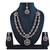 Purple designer function wear ad necklace set