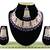 Purple designer function wear ad necklace set