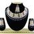 Blue designer function wear ad necklace set