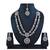Purple designer function wear ad necklace set