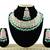 Green designer function wear ad necklace set