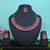 Red designer function wear ad necklace set