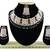 Black designer function wear ad necklace set
