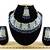 Blue designer function wear ad necklace set