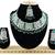 Green designer function wear ad necklace set