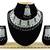 Black designer function wear ad necklace set