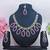 Purple designer function wear ad necklace set