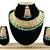 Green designer function wear ad necklace set