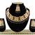 Maroon designer function wear ad necklace set