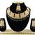 Black designer function wear ad necklace set