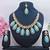 Turquoise designer function wear ad necklace set