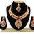 Red designer function wear ad necklace set