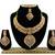 Orange designer function wear ad necklace set