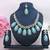Turquoise designer function wear ad necklace set