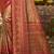 golden silk blend woven work saree
