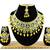 Yellow designer function wear ad necklace set