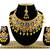 Yellow designer function wear ad necklace set