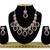 Purple designer function wear ad necklace set