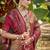 beige silk blend woven work saree