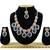 Blue designer function wear ad necklace set